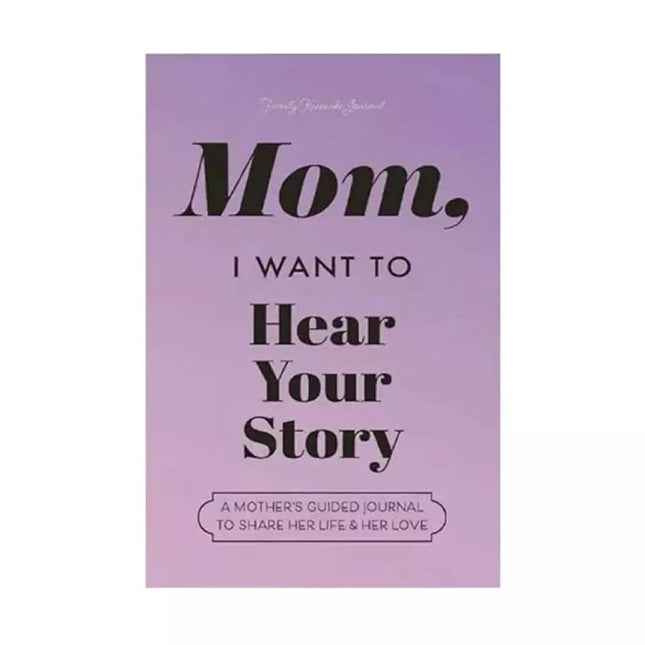 Dad Mom I Want to Hear Your Story Father's Journal Life Notebook Gift