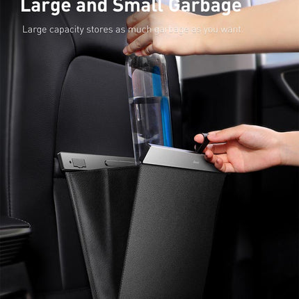 Baseus Car Trash Garbage Bag Back Seat Waste Rubbish Basket Organizer