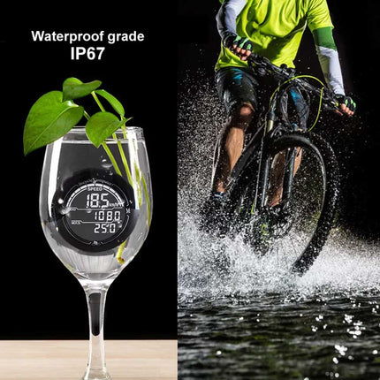 Cycling Waterproof Wireless Bike Computer with Speedometer & Odometer