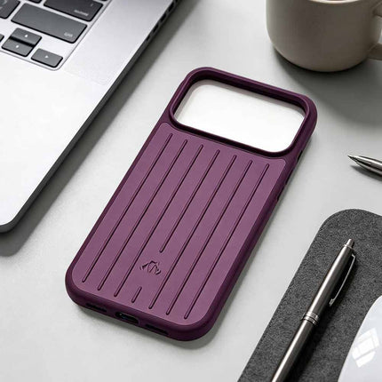 New Premium Aluminum Phone Case for iPhone 18 Pro with Burgundy Cover