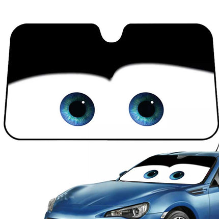 Car Windshield Sun Shade Cartoon Eye Visor SUV Front Window Cover