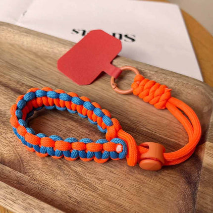Handwoven Adjustable Phone Lanyard Wrist Strap for Outdoor Sports