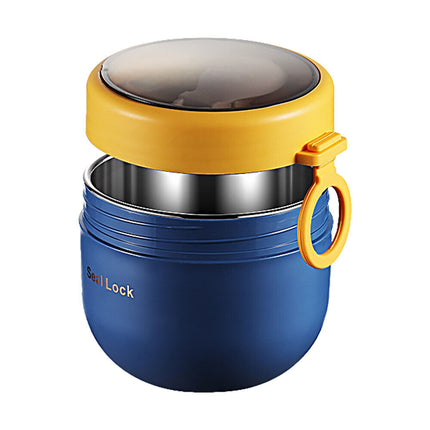Stainless Steel 600ml Lunch Box Thermos Food Flask Insulated Soup Jar