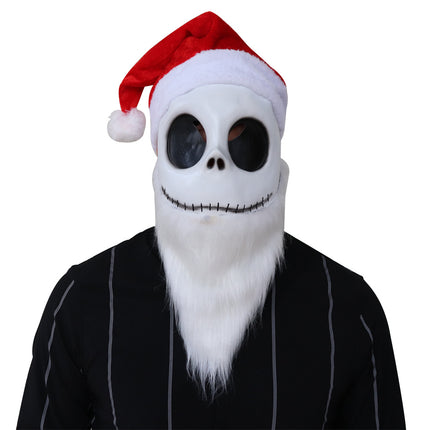 Halloween Adult Skeleton Full Face Mask for Men, Scary Costume Prop