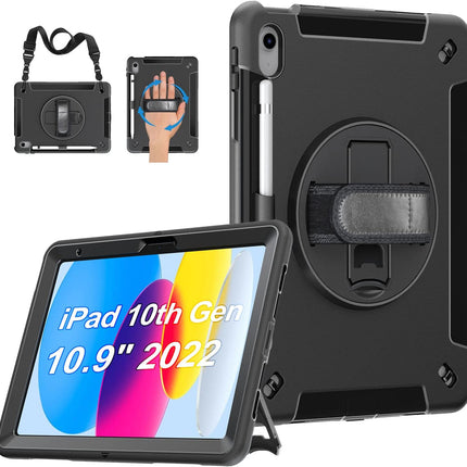 Rugged Shockproof Case for iPad A16 2025 iPad 10th Gen 2022 10.9 Inch