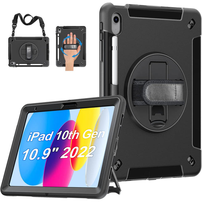 Rugged Shockproof Case for iPad A16 2025 iPad 10th Gen 2022 10.9 Inch