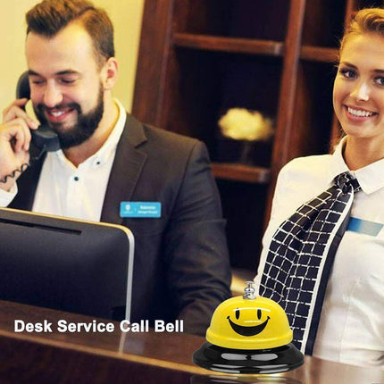 Smiley Face Steel Call Bell – Reception Desk Restaurant Hotel Kitchen Service