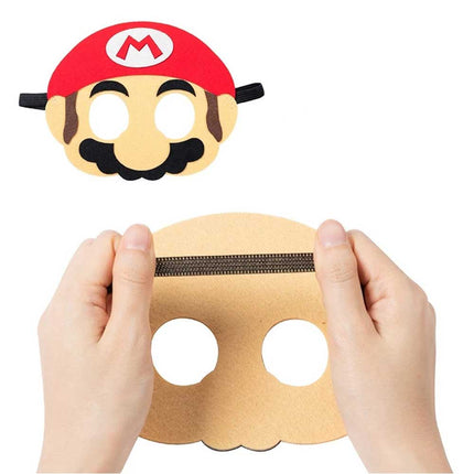 12 Pack Mario Felt Mask Set – Party Supplies, Favors, Decoration, Gift