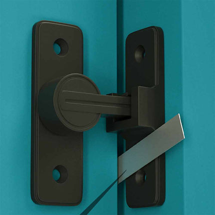 Heavy Duty 90° Barn Door Lock, Sliding Gate Latch for Barn