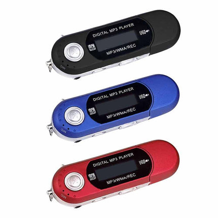 Portable MP3 Player 4GB 8GB USB Digital LCD FM Radio Rechargeable Music