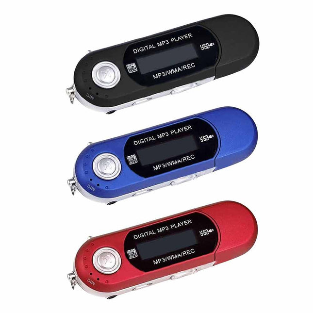 Portable MP3 Player 4GB 8GB USB Digital LCD FM Radio Rechargeable Music