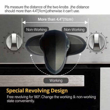 5X Oven Door Child Safety Lock – Kitchen Baby Protection