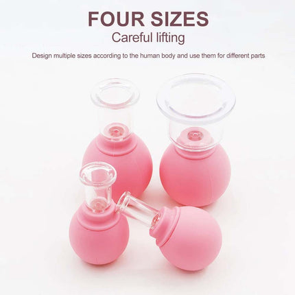 4PCS Facial Cupping Set, Glass Face Massage for Revitalizing Skin