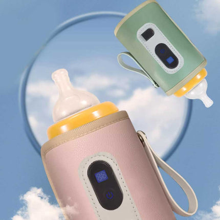 Portable USB Baby Milk Bottle Warmer for Car Heating Travel Bag