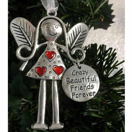 Friends Forever Angel Ornament, Christmas Angel Friend Gift Decor