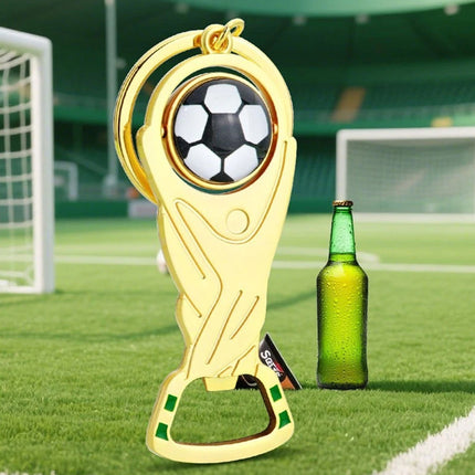 2PCS 2026 World Cup Keychain Football Pendant Bottle Opener Fans