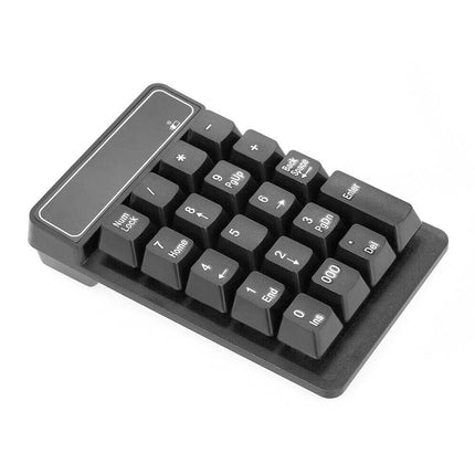 Wireless Numeric Keypad 2.4GHz, 19 Keys, Mechanical Feel Keyboard