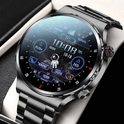 Smart Watch for Men with Bluetooth Call, Full Touch Screen Sports