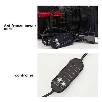 Adjustable USB Lens Heater DSLR Camera Warming Strip Warmer Band