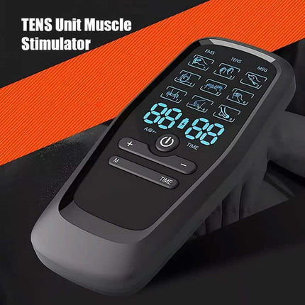 Electric Muscle Stimulator TENS Machine Back Pain Therapy Pulse Massager