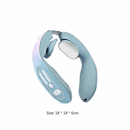 Smart Neck Massager with Heat, Lightweight USB Rechargeable Micro Electric