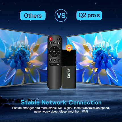 4K Smart TV Stick Android 13 ATV OS – 2.4G/5G WiFi Bluetooth Media Player
