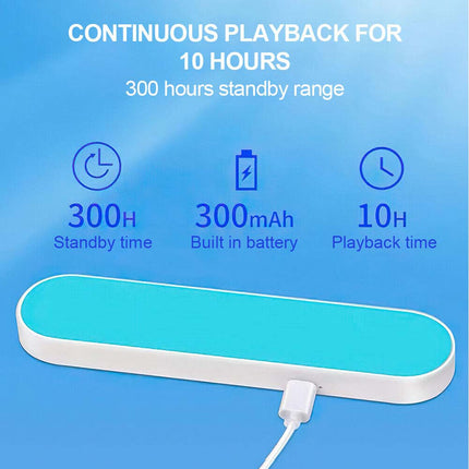 Mini Portable Bone Conduction Speaker Under Pillow Travel Sleep Aid
