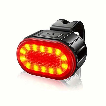 2PCS Super Bright Bicycle LED Light Set Front Rear Waterproof Bike Lamp