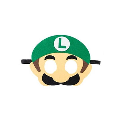 12 Pack Mario Felt Mask Set – Party Supplies, Favors, Decoration, Gift