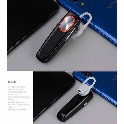 Wireless Bluetooth Hands-Free Earpiece Headset for All Smartphones