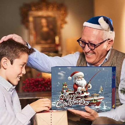 Christmas Fishing Tackle Advent Calendar 24 Day Surprise Countdown