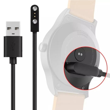 Universal Smart Watch Magnetic Charging USB Cable 2-Pin 2.5/8mm