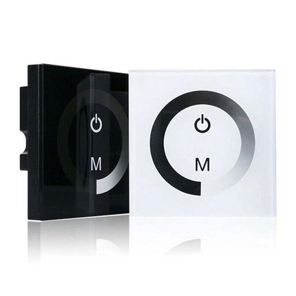 12V-24V Touch Panel LED Smart Dimmer Controller Wall Mounted Switch