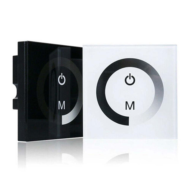 12V-24V Touch Panel LED Smart Dimmer Controller Wall Mounted Switch