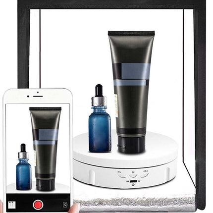 360° Electric Rotating Turntable Display Stand for Jewelry Photo