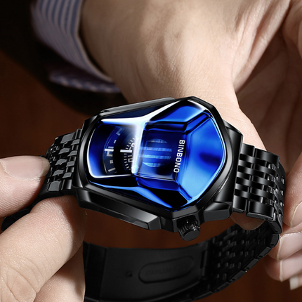 Men's Designer Style Watch Funky Trendy Fashion Wristwatch Strap Adjuster