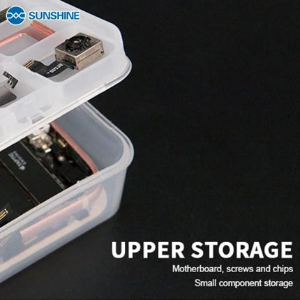 Multifunctional Mobile Phone Repair Storage Box with Tools