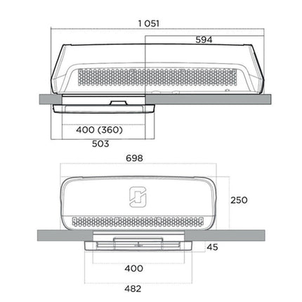 Eberspächer Breezonic 3.5kW Reverse Cycle RV Air Conditioner with Inverter