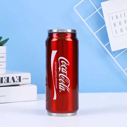 Portable 500ml Stainless Steel Double Wall Insulated Travel Mug Water Bottle