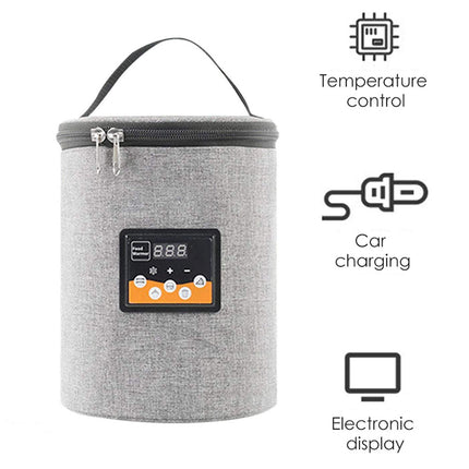 DC 12V Car Bottle Warmer Portable 40-60℃ Feeding Water Milk Cup Heater