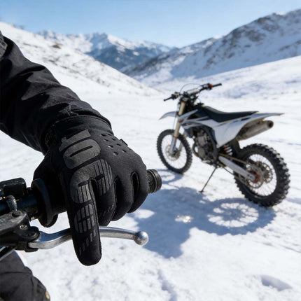 Winter Motocross L Enduro Bike Gloves 100% New Black Gift