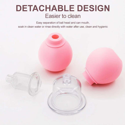 4PCS Facial Cupping Set, Glass Face Massage for Revitalizing Skin