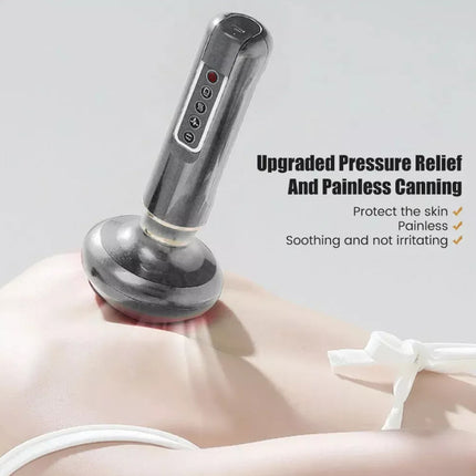 12-Level Electric Cupping Massager, Vacuum Suction Anti-Cellulite Tool
