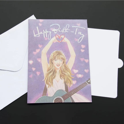 3D Taylor Swift Pop Up Birthday Card – Popular 3D Greeting Card for Swiftie Fans