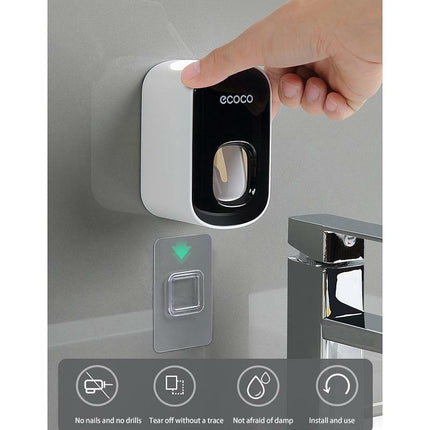 Wall Mount Automatic Toothpaste Dispenser Ecoco Hands Free Squeezer