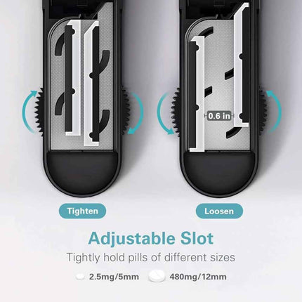 Adjustable Multi Tablet Pill Cutter for Small Pills Splitter Tool