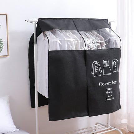 Clear Clothes Rail Cover, Hanging Storage Protector for Garment Rack NEW
