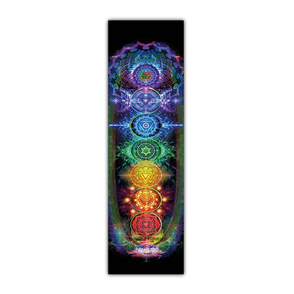 7 Chakra Wall Hanging 150cm Meditation Tapestry Yoga Reiki Decor