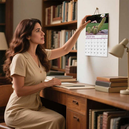 2026 Nature's Pics Wall Calendar Month to View Funny Gag Gift