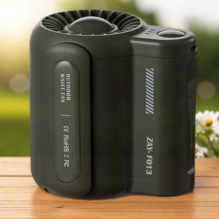 Clip On Waist Fan Hands Free Rechargeable Under Shirt Personal Cooling Fan